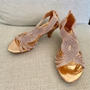 New Rose gold kitten heels ( semi formal/formal)